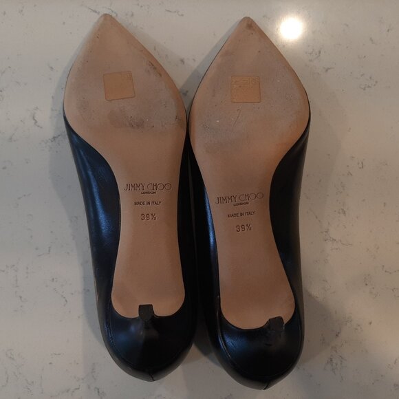 Jimmy Choo Black Romy Heels - Picture 5 of 5